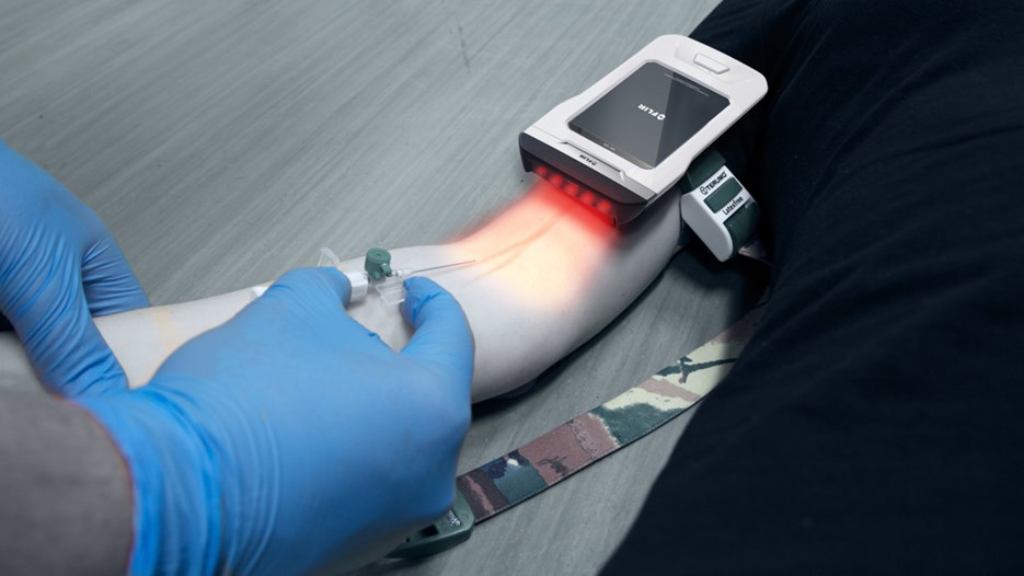 Bild på värmekamera för diagnostik i ambulans