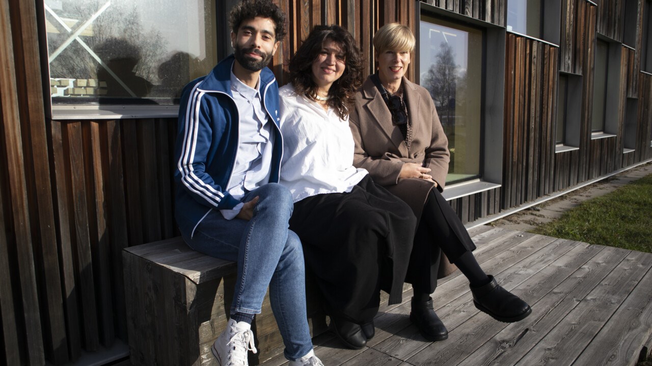 Bild på tre nya lektorer vid Arkitektshögskolan, Umeå universitet