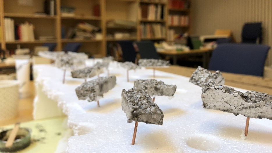 Museologstudenternas utställningsarbete