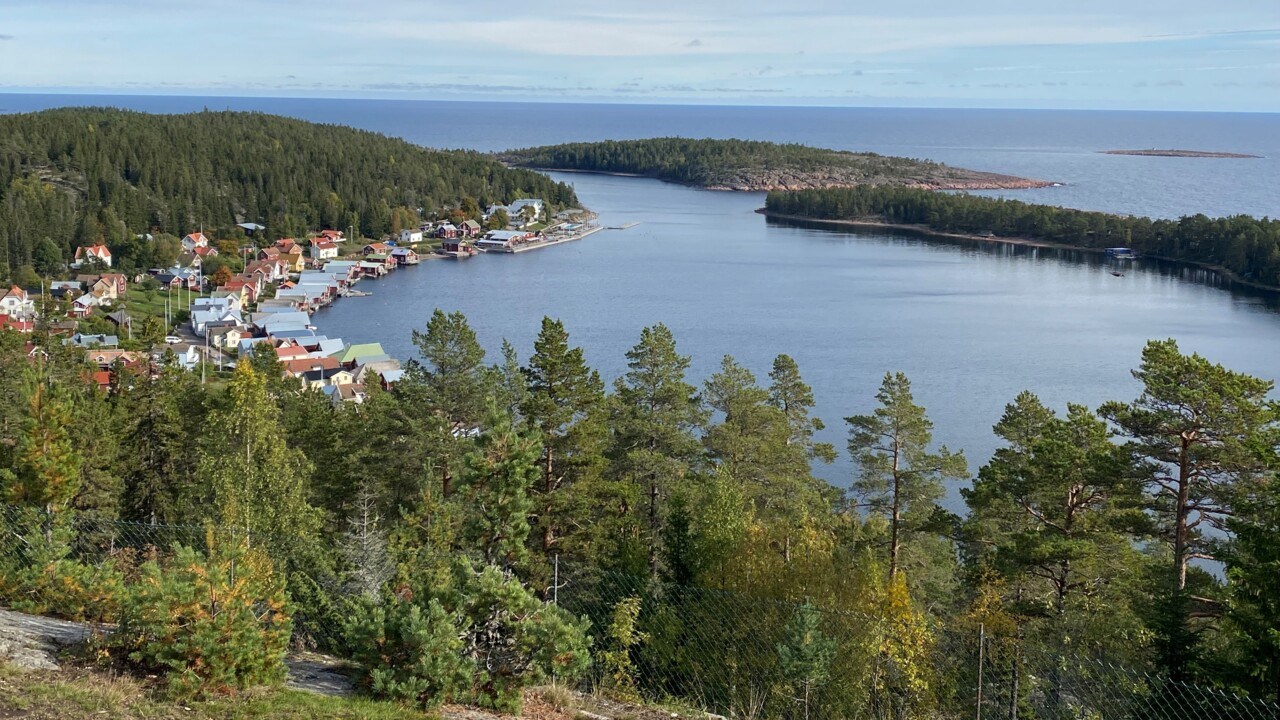 Utsikt från Lotsberget, Ulvön