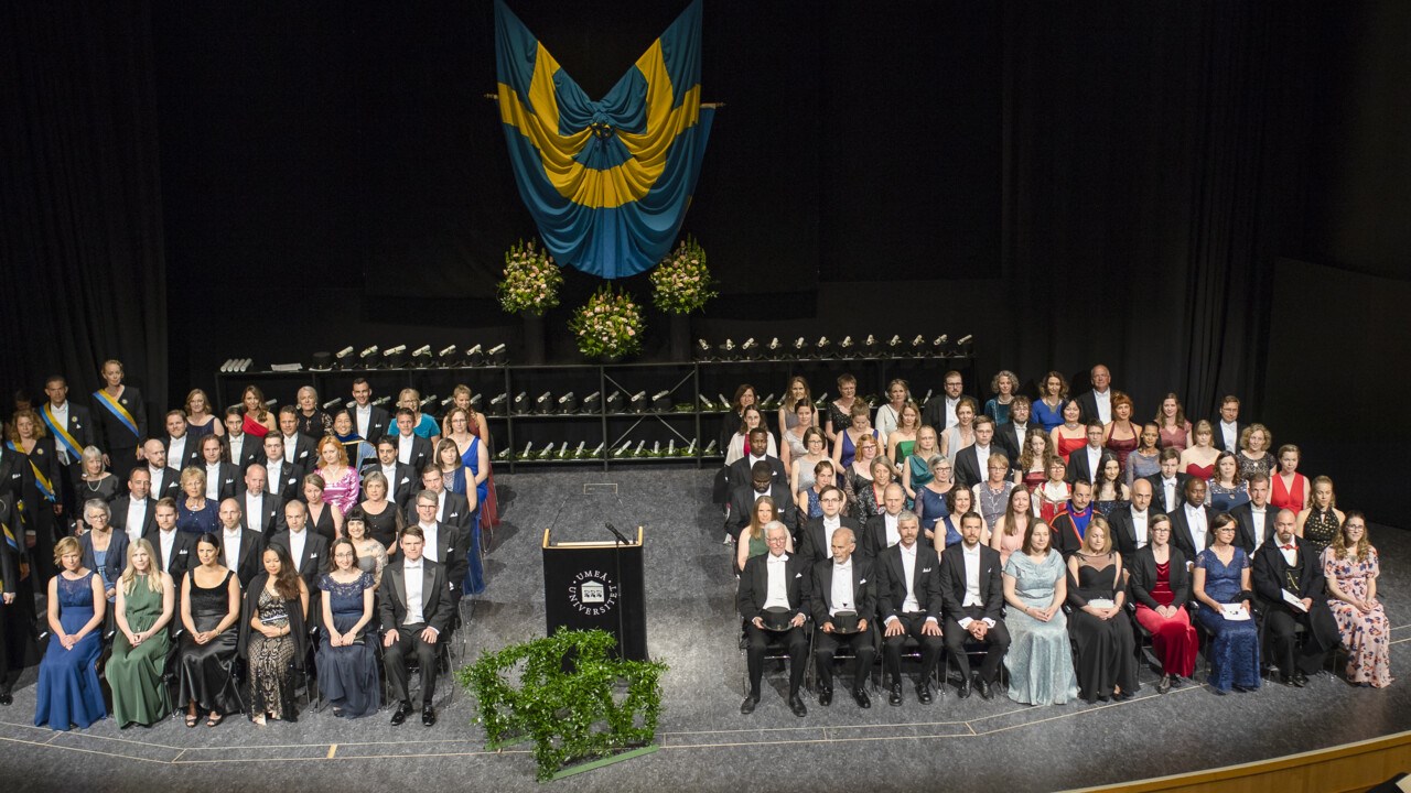 Group photo from the 2018 Spring graduation