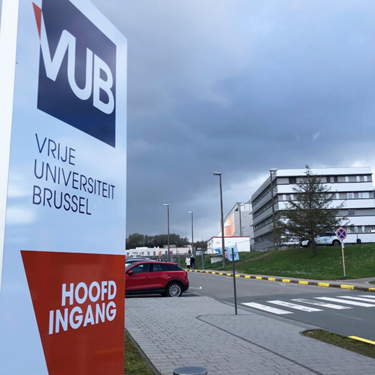 Exteriörbild från Vrije Universiteit, Brussel