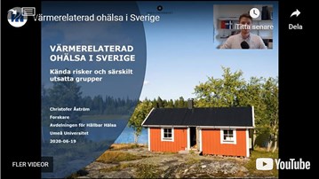 Film: Värmerelaterad ohälsa i Sverige