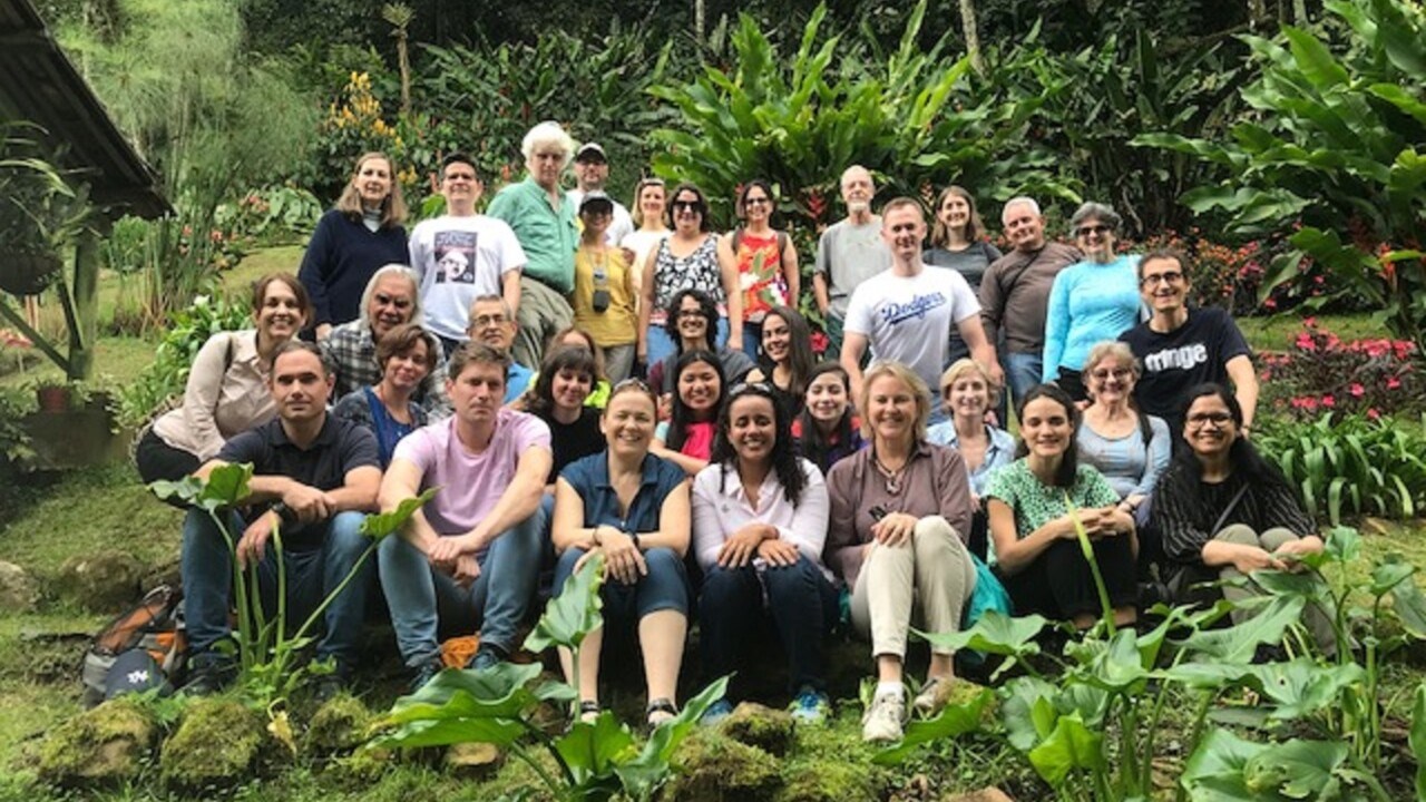 Gruppbild på ZikaPLAN-projektet vid konsortiemöte i Colombia.