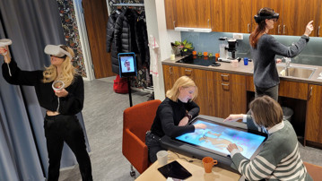 Laboration i UMeHälsa-lab