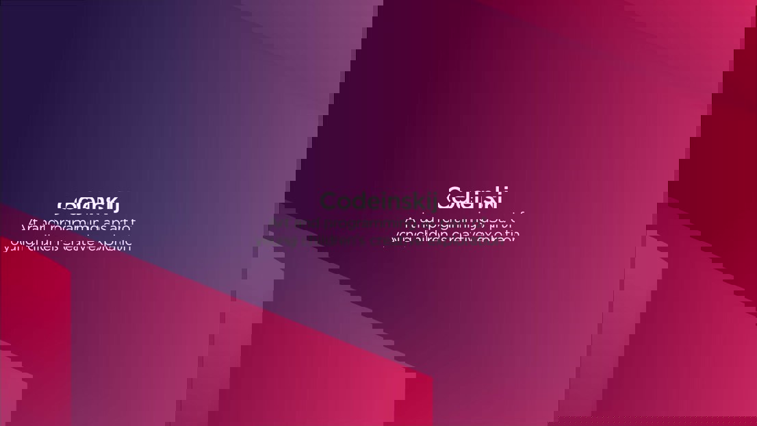 Video: Codeinskij - Art and Programming as part of young children’s creative exploration