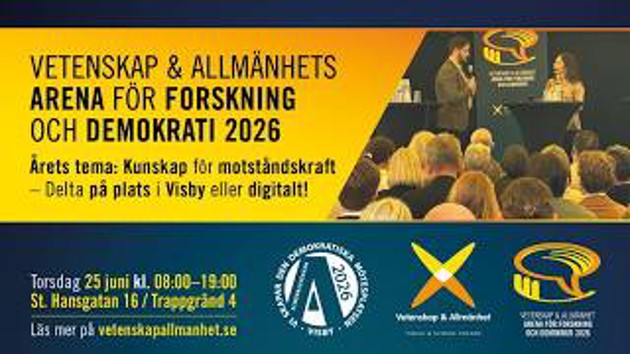 Video: Arena för forskning och demokrati den 25/6.