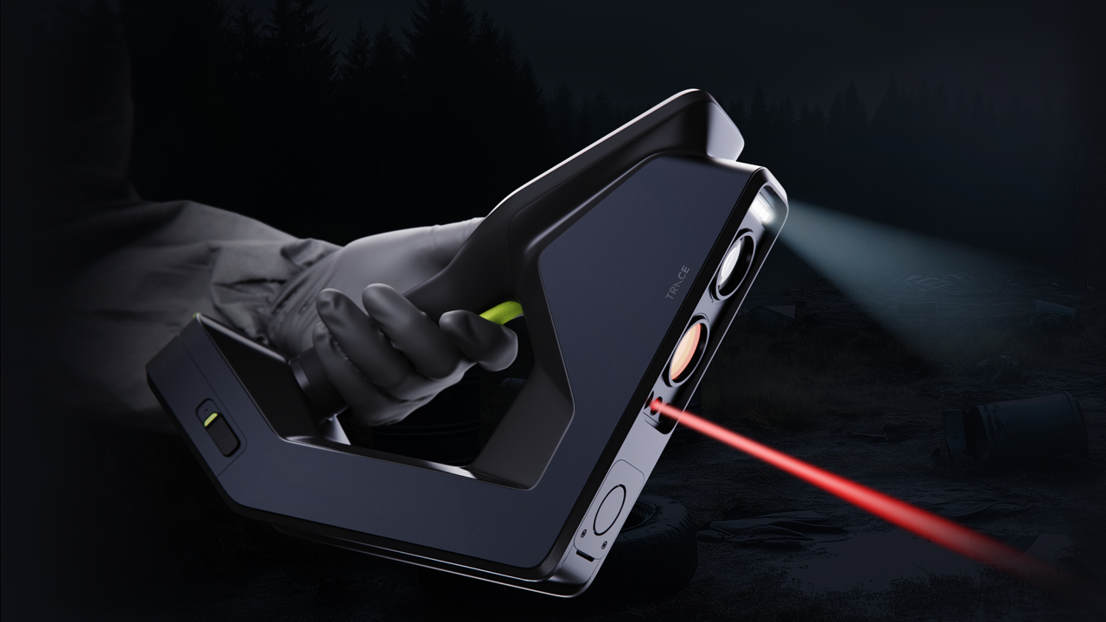 Kiki Veenhof, Sharvin Sawant, Thorben Westendorf / Trace – A handheld device with hyperspectral imaging and Raman spectroscopy.