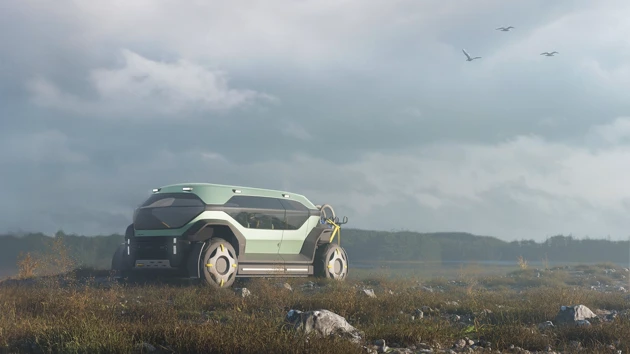 Hero shot in the northern wilderness of Sweden.