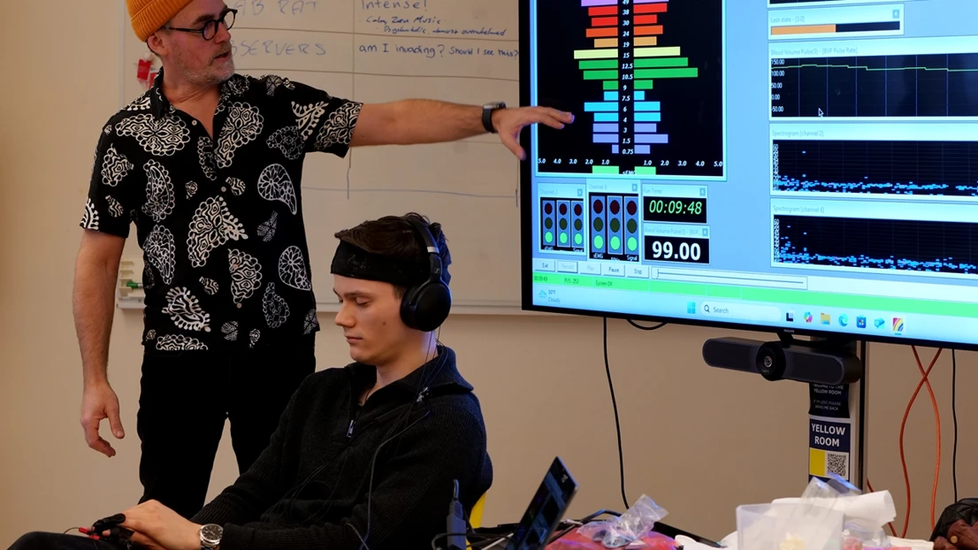 Gaining insights into brainwave patterns and inspiration from the professional brainwave sensing devices Mind Mirror.