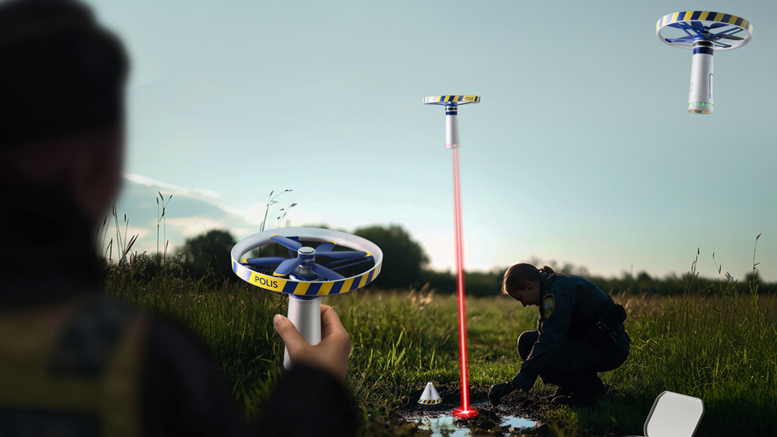 Yixin Zhu / SEEK – Drone system for outdoor crime scene investigations.