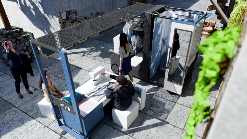 VendPlay reimagines China’s marginalised mobile vending culture through a modular, community-driven platform.