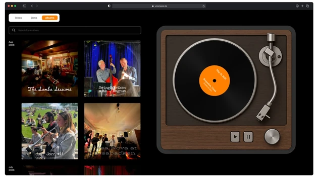 Users of the BeeSide can stream their collectively made recordings through a P2P filesharing system.