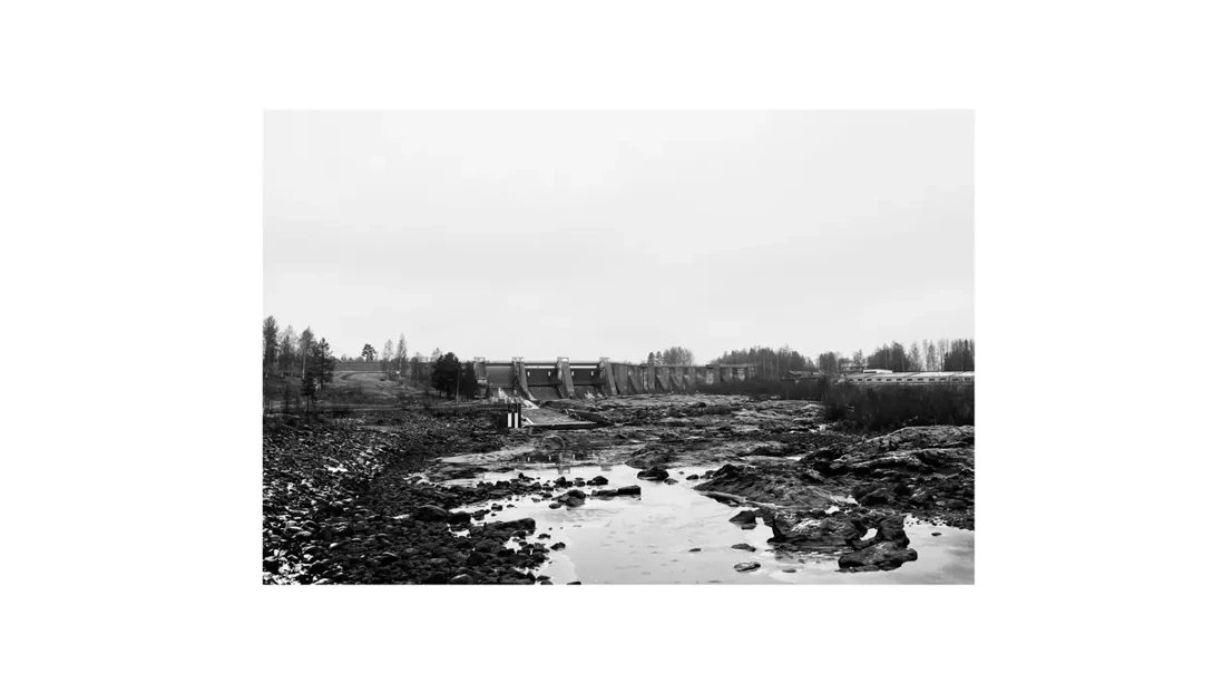 Photo of dam, Stornorrfors