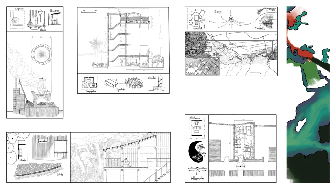 Sketch work by student from project