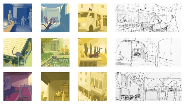 Sketchwork by student
