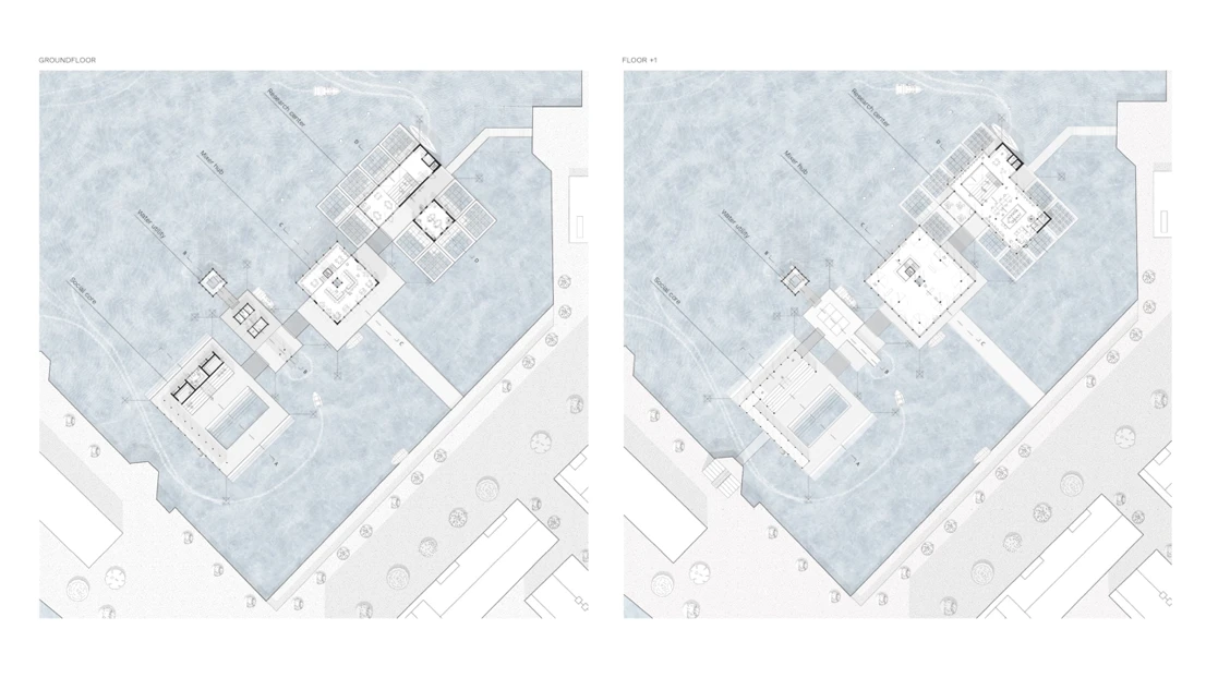 Sketch work from thesis project
