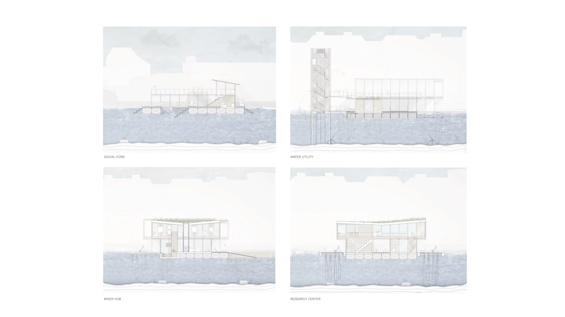 Sketch work from thesis project