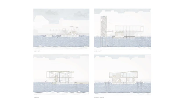 Sketch work from thesis project