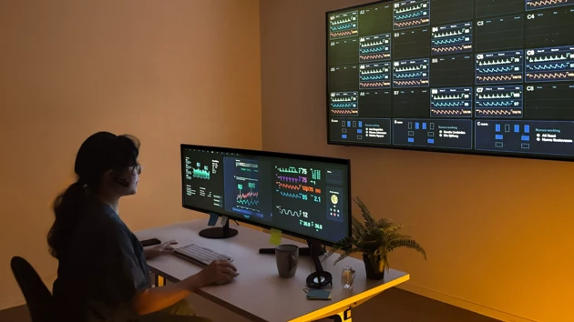 Central station setup with bridge and dashboard.