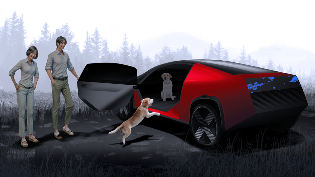Designed with pets in mind, Nebula offers a spacious and accessible interior, ensuring comfort and ease for both passengers and their dogs. A seamless blend of functionality and elegance, perfect for adventures together.