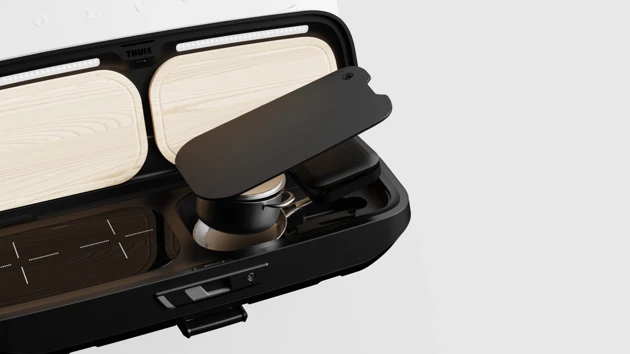 Store your favorite pots, pans, and cutlery to take on your trip.