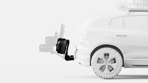 Adjust the Thule Nomad to your preferred height.