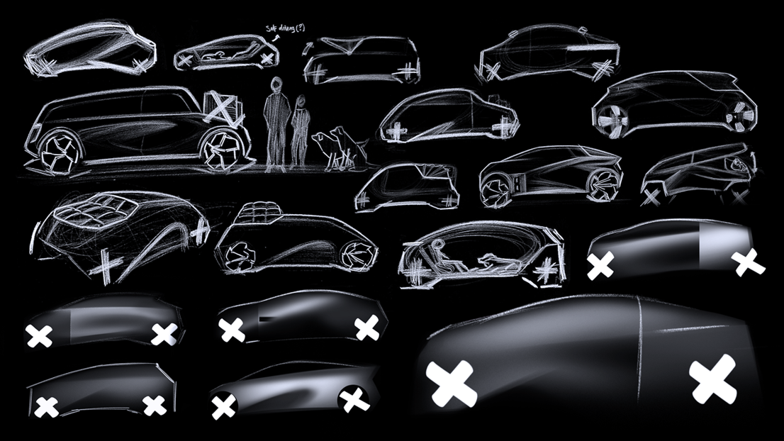 Ideation sketches