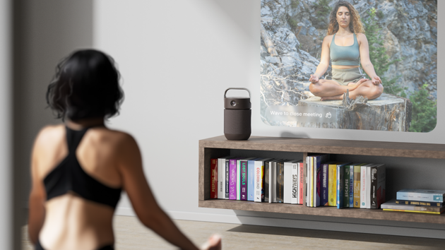 Siri Müller / Pivo: A smart projector for sharing and enjoying everyday moments. Its portable design makes it perfect for shared use in the home.