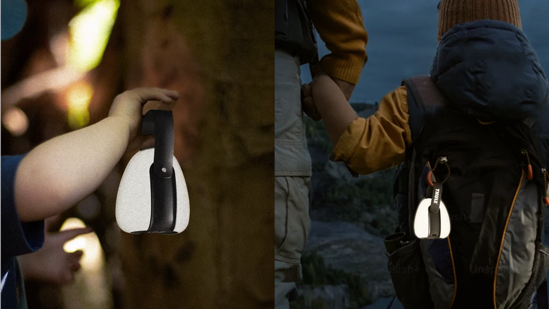 This makes Luma a companion, whether on the first hike or playing in the forest.