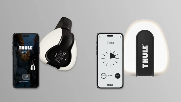 Connecting Luma via the app to set a timer.