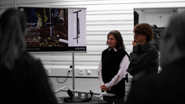 From the final presentation, summarising the project’s outcome and showcasing the final design.