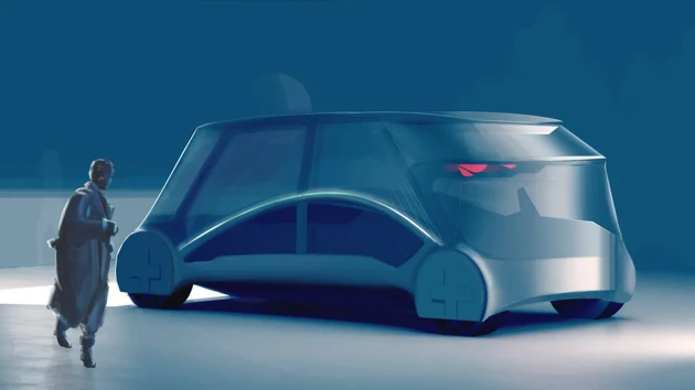 The taillights, inspired by the Huawei logo gives the vehicle an easy and recognizable feature.