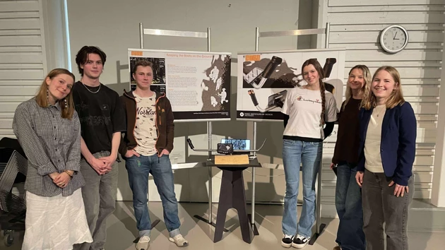 Group 6 at their exhibition.