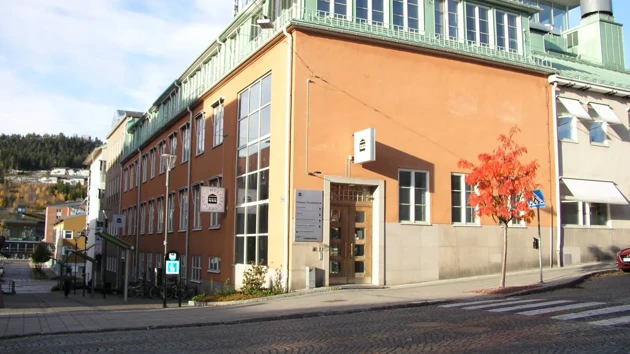 Umeå universitets campusbyggnad i Örnsköldsvik.