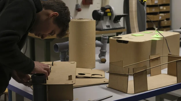 Cobox is a versatile assistant robot that comes in a portable box form-factor. Cobox aims to make robots accessible to a wide user base.
