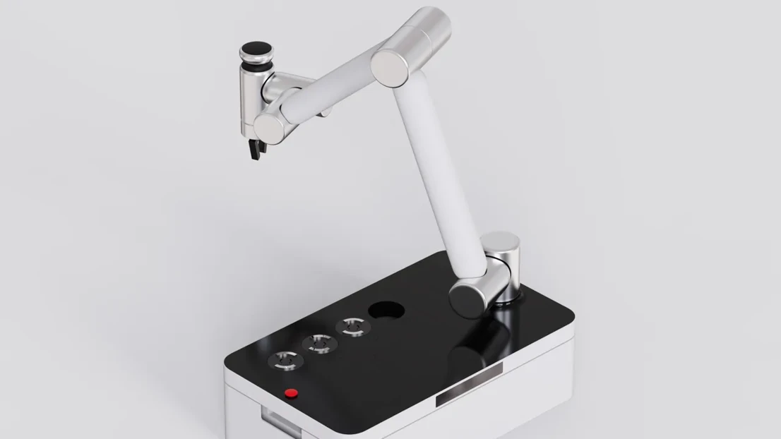 Cobox is a versatile assistant robot that comes in a portable box form-factor. Cobox aims to make robots accessible to a wide user base.