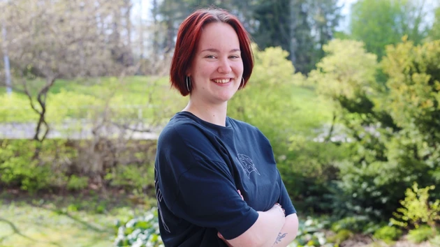 Foto av Erika Lindén, student på Socionomprogrammet.