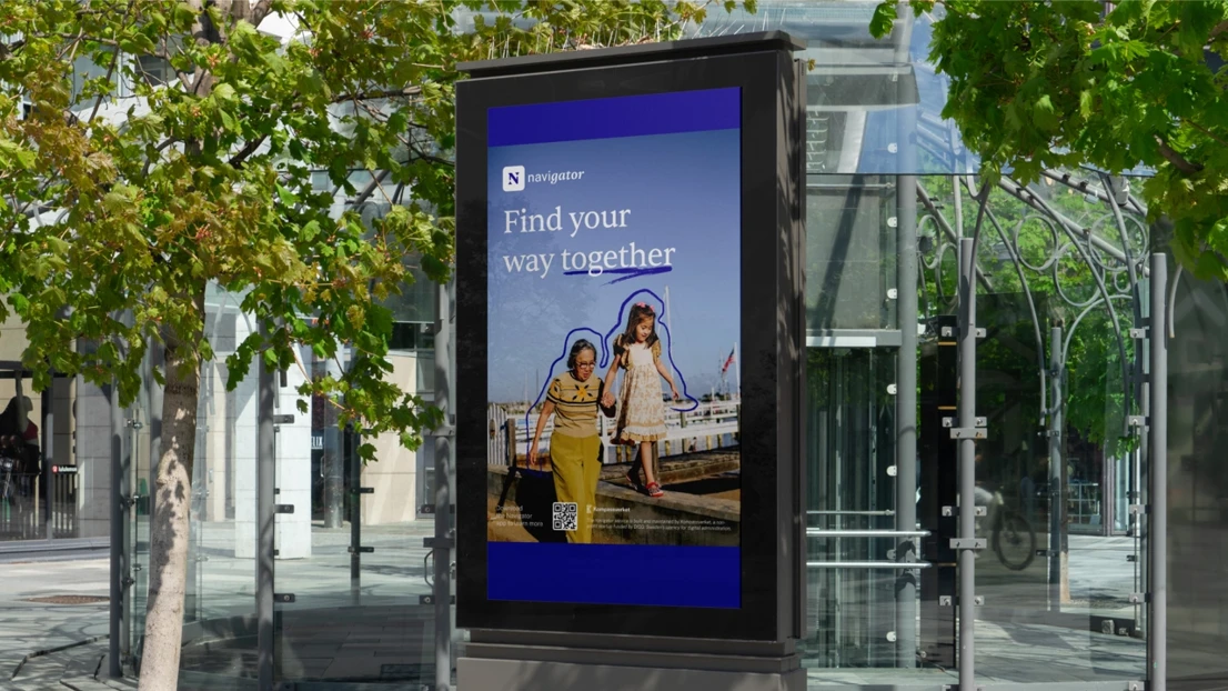 Poster for the Navigator app.