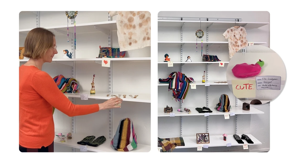 Touchpoint 3: Display shelf.