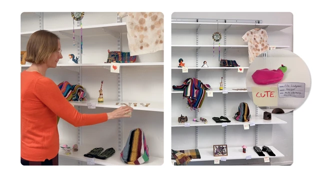 Touchpoint 3: Display shelf.