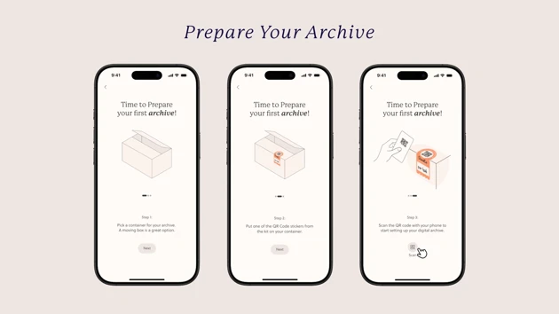 Prepare your first archive with a container of your choice.