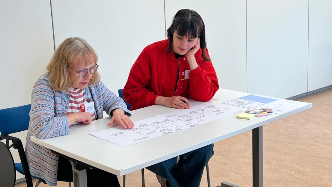 Co-creation workshop together with seniors.