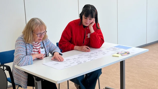 Co-creation workshop together with seniors.