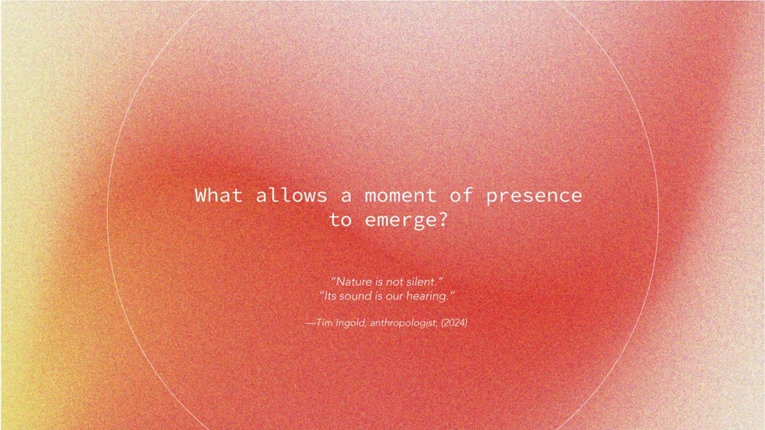Tianlong Mu – Being present