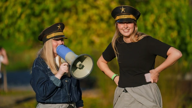 Båtrace UMPE (umeå pedagogerna) vid Campusdammen
