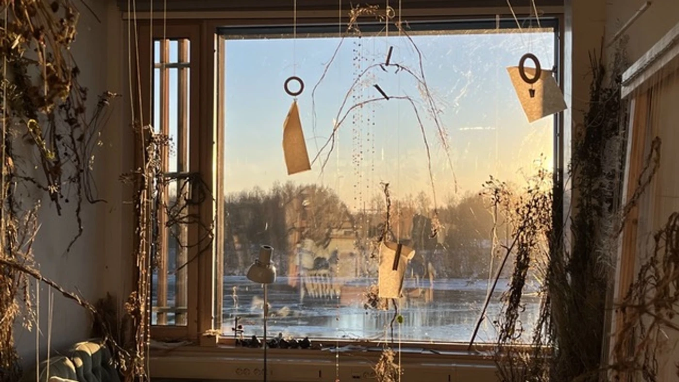 Utsikt genom ett fönster