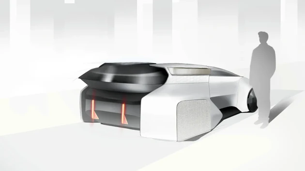Context image showcasing a user-modified version of the vehicle, featuring added storage and a textured panel.
