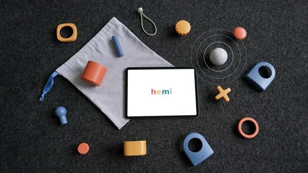 Hemi makes hand therapy fun for kids with hemiplegia using interactive controllers and digital games at home.
