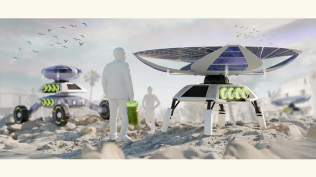 When deployed in the area, the Blossom module supplies all other modules with energy, ensuring a holistic and self-sufficient ecosystem.